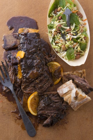 Beef Short Ribs in Black Bean and Liquorice Glaze