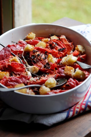 Baked Tomato Salad