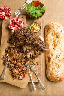 Pulled Turkish Lamb with Pomegranate