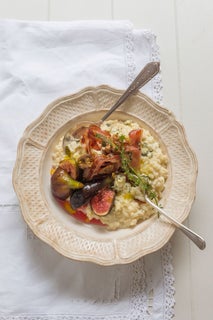 Blue Cheese Risotto with Honeyed Figs  