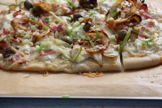 Buffalo Mozzarella Cheese and Fennel PIzza