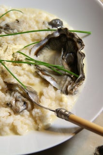 Oyster Mousse Risotto 