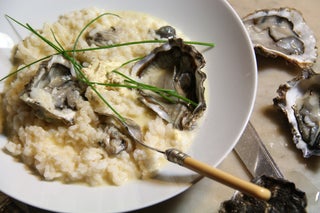 Oyster Mousse Risotto