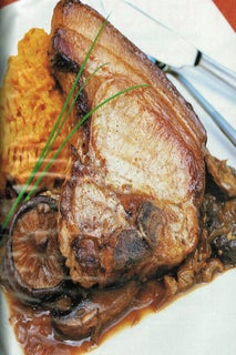Pork With Mushroom And Balsamic Sauce