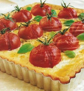 Bocconcini And Tomato Tart