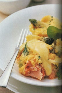 Hot Smoked Salmon Pasta With Bearnaise Sauce