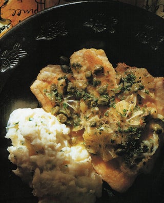 Fish Fillets With Lemon And Caper Sauce