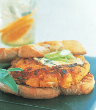 Roasted Pumpkin Burgers