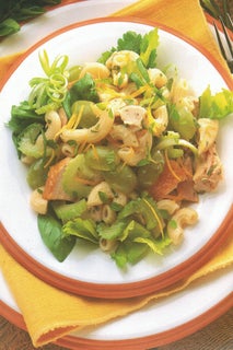 Warm Chicken Pasta And Herb Salad