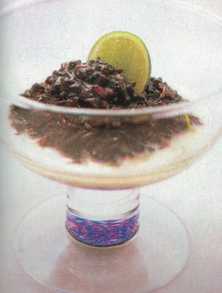 Black Rice With Lime Coconut Cream