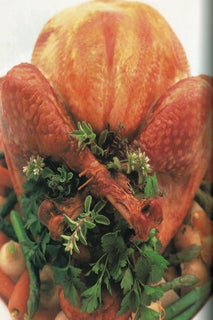 Roast Turkey With Mixed Peel, Olive and Pork Stuffing