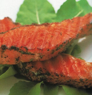Gravlax Steaks With Mustard Mayonnaise