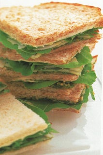 Pecorino Sandwiches With Parsley And Pistachio Nut Pesto