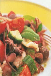 Chargrilled Calamari And Octopus Greek Salad