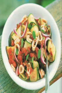 Marinated Squid And Aubergine Salad
