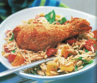 Crispy Parmesan Chicken With Toasted Sweetcorn Salsa