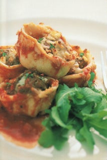 Bolognaise Pasta-Shell Bake