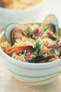 Sweet Mussel Pilaf
