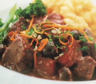 Daube Of Beef With Orange Gremolada Topping