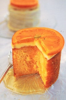 Glazed White Velvet Cakes