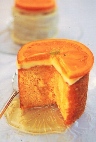 Glazed White Velvet Cakes
