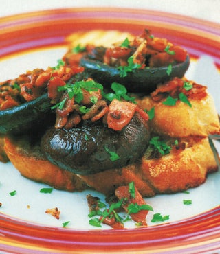 Baked Marinated Mushrooms