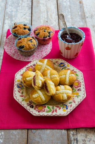 Blueberry And Coconut Friands