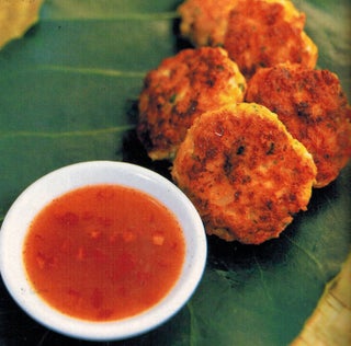 Balinese fish and prawn cakes