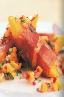 Chargrilled Mango And Prosciutto