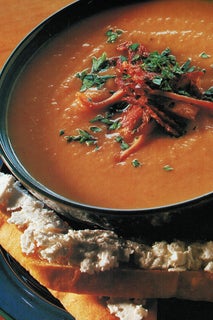 Italian Parsnip Soup With Crostini And Feta