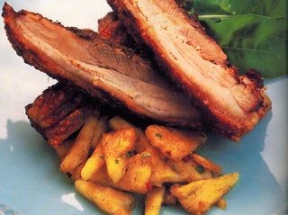 West Indian curry-spiced Pork Belly