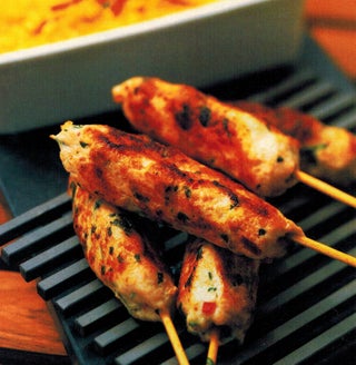 Chicken Kebabs With Macadamia Nut Satay Sauce