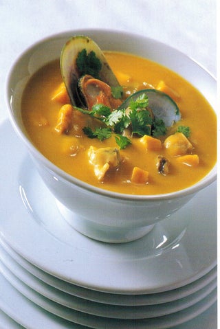 Kumara And Mussel Chowder