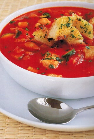 Provencale Fish Soup With Hot Garlic Croutons