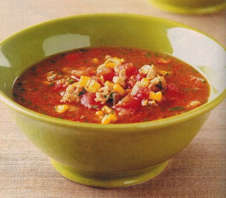 Sweet Chicken And Roasted Corn Soup