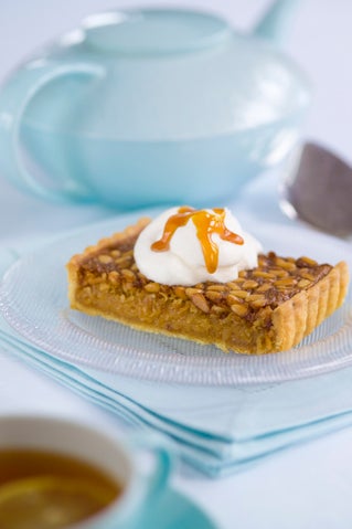 Golden Syrup And Pinenut Tart