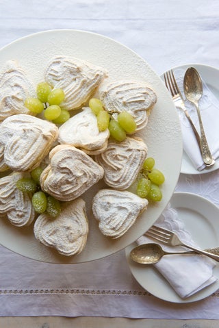 Brown Sugar And Hazelnut Meringue Hearts