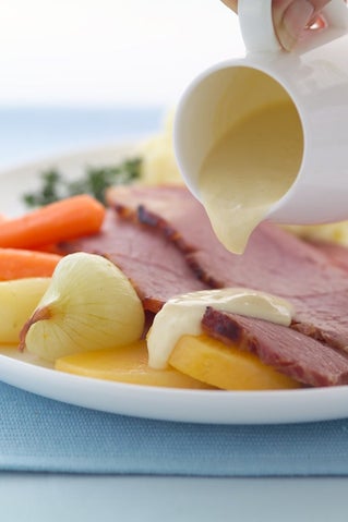 Honey Glazed Corned Beef With Winter Vegetables