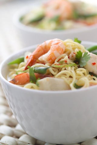 Thai-scented fish laksa