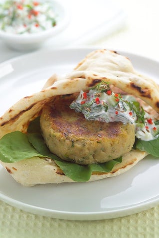 Indian Spiced Kumara And Bean Burgers