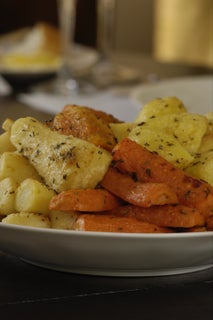 Parmesan and Rosemary Scented Roast Vegetables
