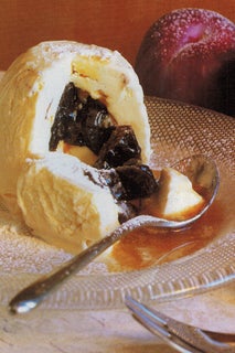 Sticky Prune Ice cream Pudding