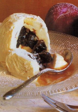 Sticky Prune Ice cream Pudding