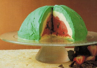 Summer ice cream bombe