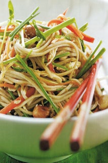 Ginger Poached Chicken And Spring Vegetable Salad
