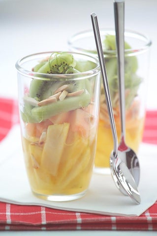 Pineapple And Melon Fruit Salad