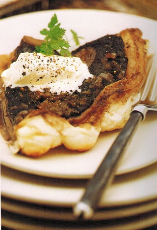 Mushroom Tart Tartin