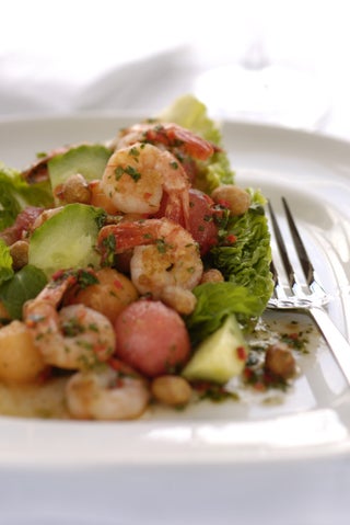 Prawn, Melon And Chilli Salad