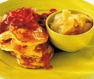 Potato Pancakes With Spiced Apple Sauce