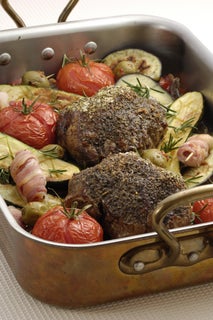 Quick Mediterranean Roast Lamb